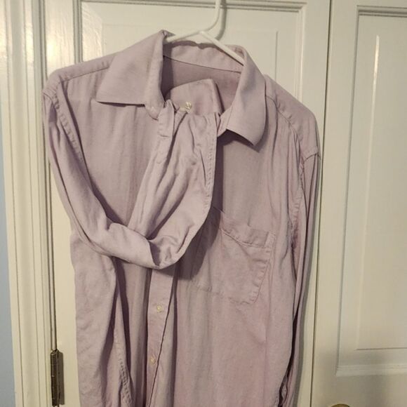 Nicole Miller Men's Pink Button Down Collard Shirt. Like‎ New. LARGE 16 in neck - Picture 6 of 9